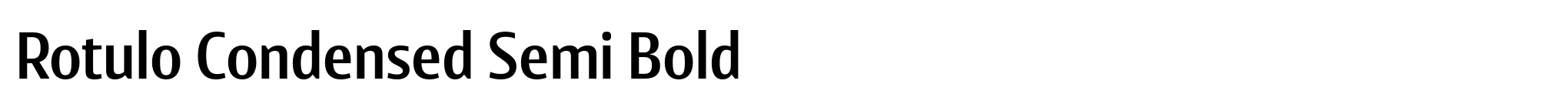 Rotulo Condensed Semi Bold image